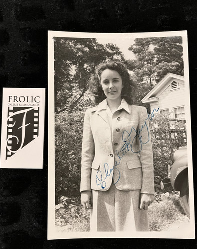 Elizabeth taylor signed - elizabeth,