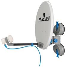 Maxview Remora 40 Suction Mounted Portable Sky Satellite TV Dish Kit