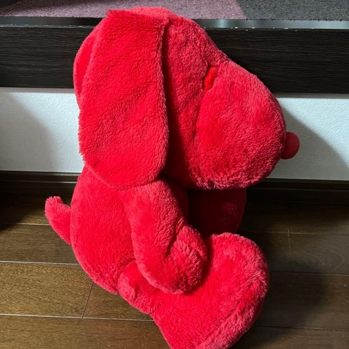Red snoopy stuffed animal - red,