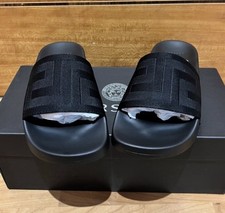 Verace Greca Sliders Black UK 7 Brand New SOLD OUT WORLDWIDE! RRP £370