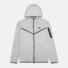 NIKE TECH FLEECE HOODIE - GREY