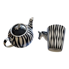 Meelarp Ceramic Zebra Figural
