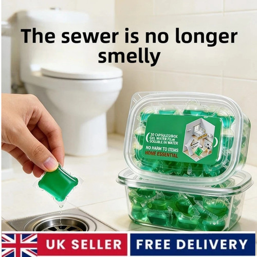 Drain odor remover gel - gel, scented