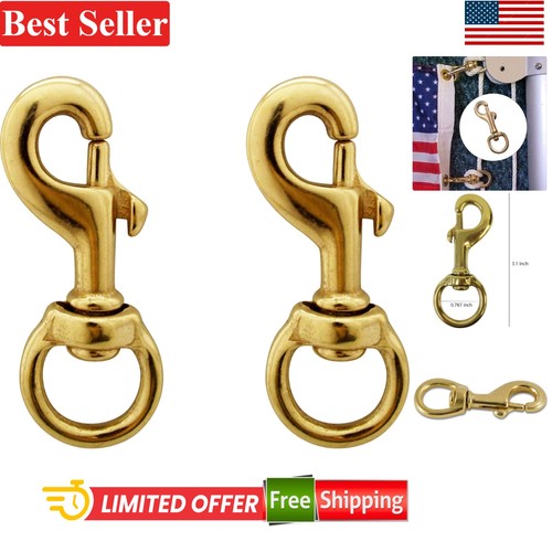 Bronze brass swivel eyelet - bronze,