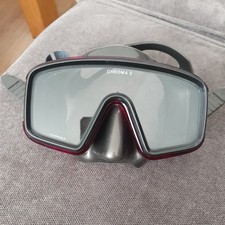 Mares chroma 2 Scuba mask-mono-silicone face piece  MADE IN ITALY.