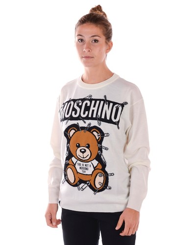 Moschino couture white - couture, teddy