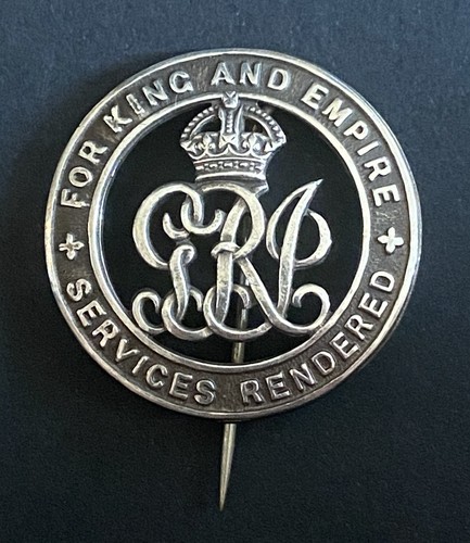 Ww1 silver war badge - silver,