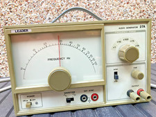Leader 27A Audio Generator  from 10Hz to 1MHz