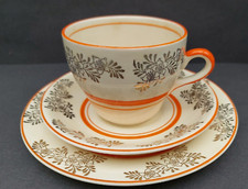 Vintage Beswick trio - cup saucer plate - 1940s