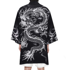 Mens Dragon Crane Pattern