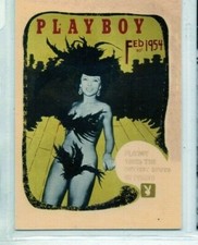 Playboy  Feb   1954 - 1993     Individual Trading Cards   Chromium Letter Cards 