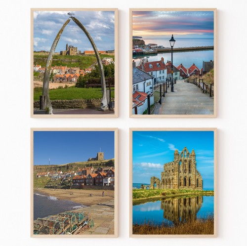 Whitby yorkshire wall art - wall,