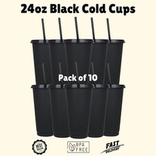 24oz Cold Cups with Lid &