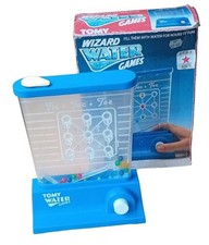 Tomy Wizard Water Games TIC-TAC-TOE Vintage 1980s Water Game Boxed