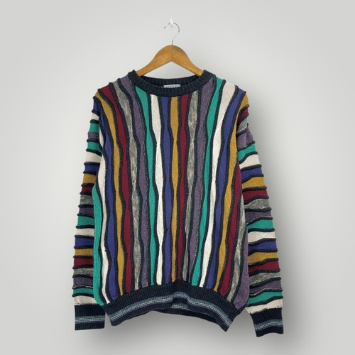 Vintage coogi style jumper - vintage, 3d