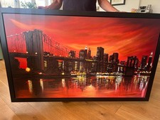 Paul Kenton ‘Hot City’ Limited Edition 9/25 Stunning Boxed Canvas of New York 
