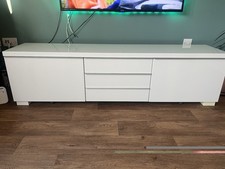 IKEA Besta TV Bench Unit White