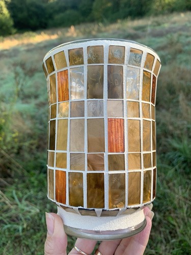Candle holder vase mosaic - holder,, vase,