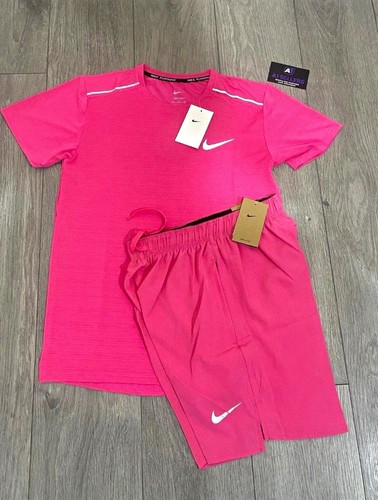 Pink nike miller short set - pink,
