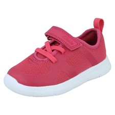 Childrens Unisex Girls Boys Clarks Casual Trainers 'Ath Flux'