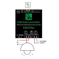 GSM Door Gate Opener Remote On/Off Relay Switch Remote Control Door Access