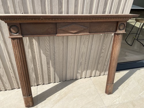 Wooden fireplace surround - wooden,