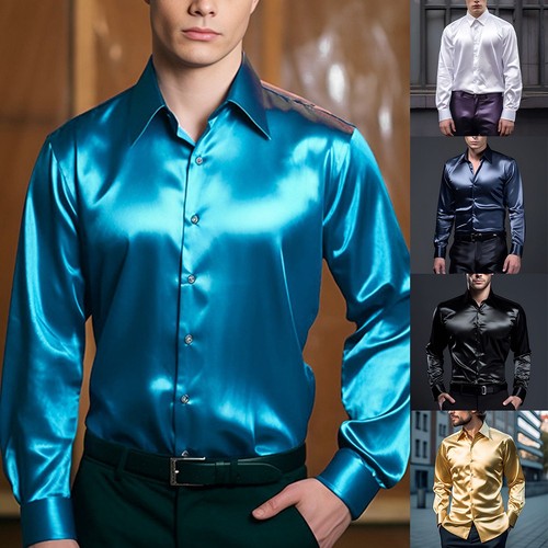Slim fit mens party - party, shirt