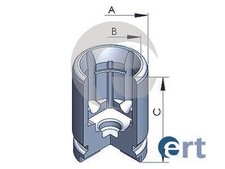 Ert 150757 piston brake - ert, 150757-c