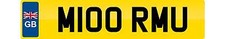MOOR MU NUMBER PLATE MOORS