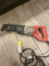 MILWAUKEE SSD 1100 X SITE 110V SAWZALL D-HANDLE RECIPROCATING RIP SAW E Working