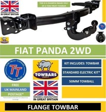 Towbar for Fiat Panda 2WD Hatchback 2004 to Spring 2012 Flange TOw Bar Kit F1036
