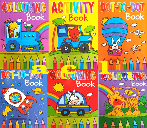 Toddler colouring books mini - toddler,