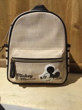 BNWT MICKEY BEIGE BASKETWEAVE