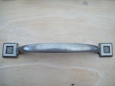 CAST IRON ANTIQUE PEWTER CABINET CUPBOARD DRAWER KITCHEN DOOR HANDLES KNOBS CUP 