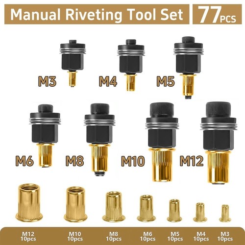 77pcs rivet nut mandrel - rivet,