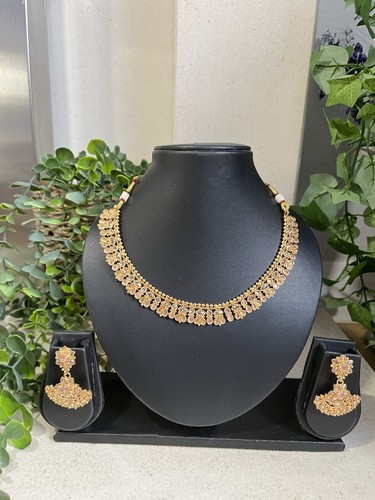 Necklace earrings set indian - necklace,