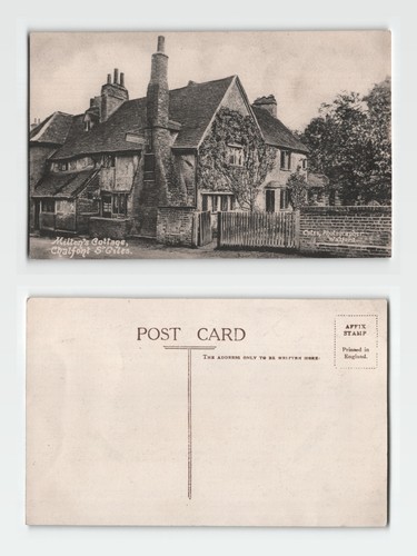 Postcard milton s cottage - postcard,