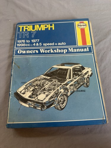 Haynes triumph tr7 owners - triumph,