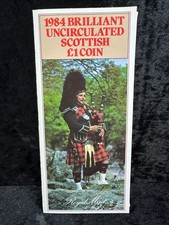 Great Britain, 1984 £1 Coin (Scottish Thistle), Unc in Royal Mint Pack