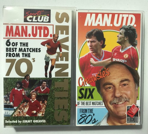 Manchester united vhs videos - vhs,