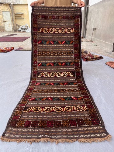 2x6 afghan baluchi runner - afghan,