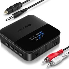 SONRU Bluetooth 5.0 Transmitter Receiver Audio Adapter Digital Optical 3.5mm