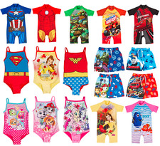 Boys Girls Character Swimwear