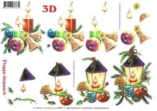 Christmas theme decoupage - ,