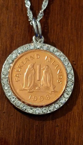 Falkland islands penguin coin - penguin,
