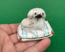 Vintage Basil Matthews Miniature Pottery Pekinese Dog Figurine
