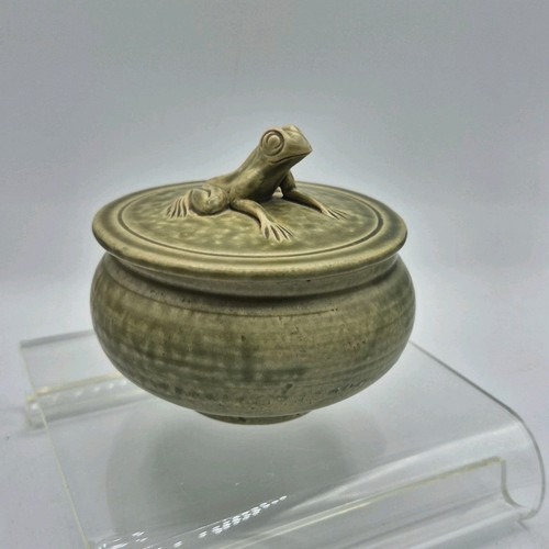 Earthy green glaze pottery - green,
