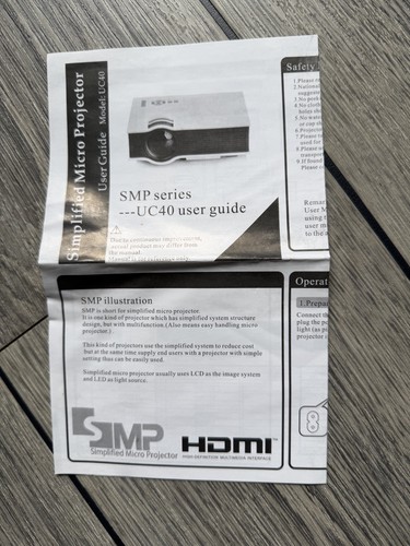 Smp simplified micro projector - smp,