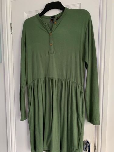 Superdry green ribbed henley - superdry,