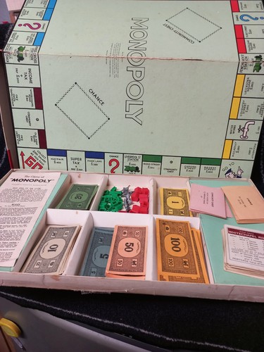 Vintage waddingtons monopoly - vintage,